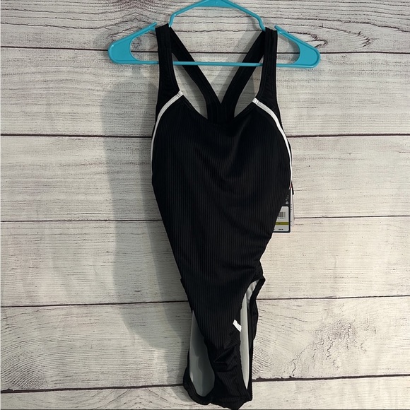 Speedo Rib Quantum Splice One Piece Swimsuit Size 14 - Picture 10 of 12